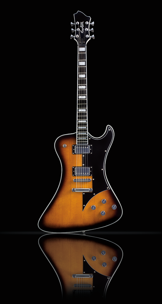 Hagstrom Fantomen Electric Guitar, Tobacco Sunburst with Case