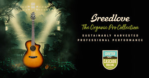 Breedlove’s New Organic Pro Collection Acoustic-Electric Guitars Are In Stock!