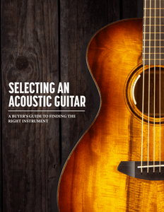 From Our Friends at Breedlove: Selecting An Acoustic Guitar: A Buyers Guide To Finding The Right Instrument