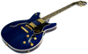 Hagstrom Viking® 100th Anniversary Edition Electric Guitar Limited Edition, Dark Waters with Case