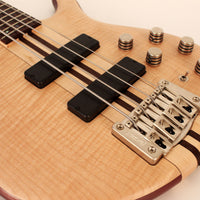 Cort Artisan Series A4 Plus Bass Guitar, Open Pore Natural
