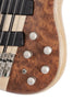 Cort A5BEYONDOPBN Artisan Series A5 Beyond 5 String Bass Guitar, Open Pore Bubinga Natural