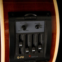 Washburn AB5 Acoustic-Electric Bass Guitar, Natural with Gig Bag