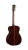 Cort OM Body Masterpiece Series Abstract Delta Acoustic-Electric Guitar With Hard Case, Natural Glossy