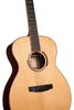 Cort OM Body Masterpiece Series Abstract Delta Acoustic-Electric Guitar With Hard Case, Natural Glossy