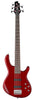 Cort ACTIONBASSVPLUSTR Action 5 String Bass Guitar, Trans Red