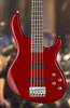 Cort ACTIONBASSVPLUSTR Action 5 String Bass Guitar, Trans Red