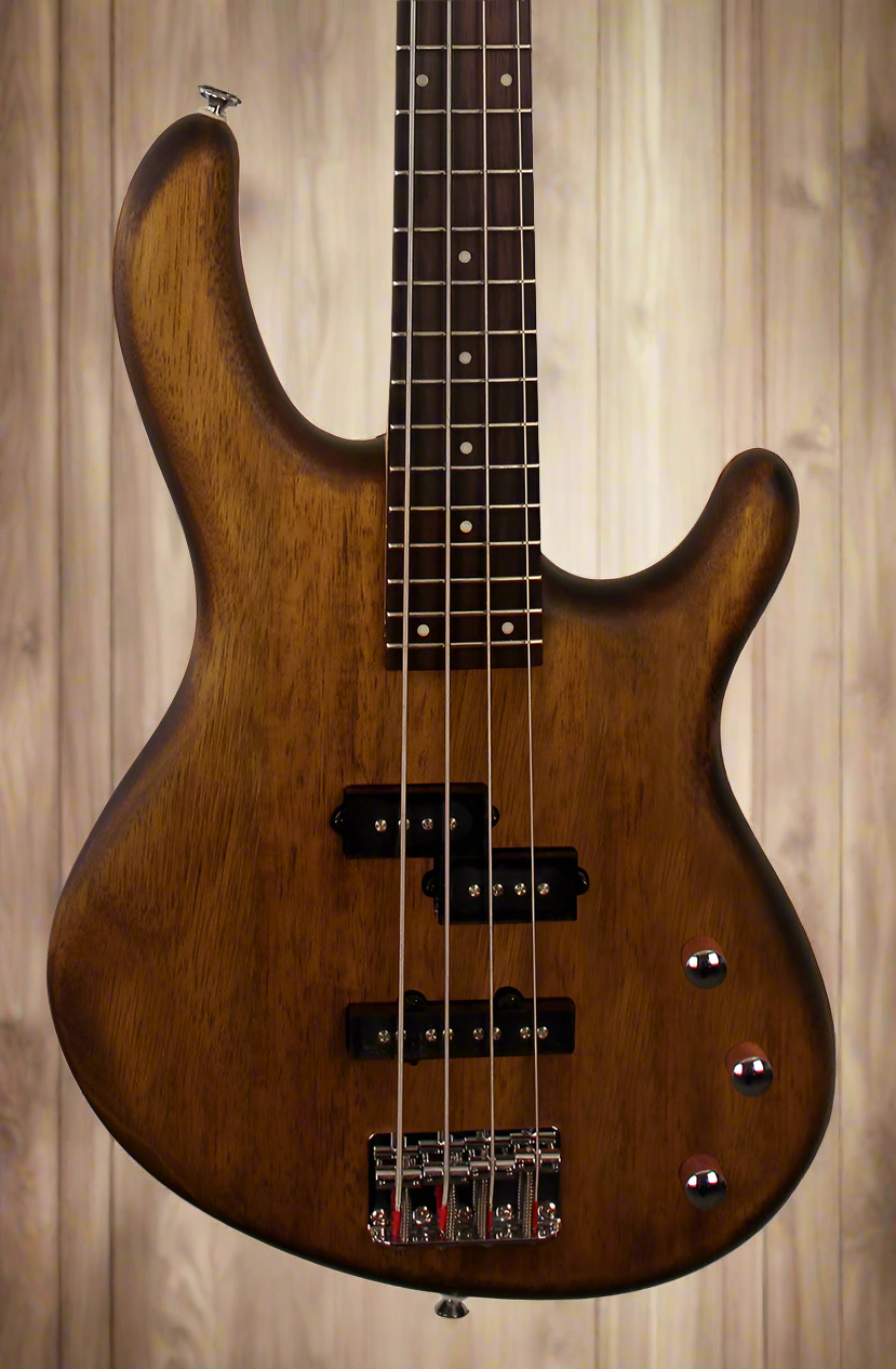 Cort ACTIONPJOPW Action PJ Bass Guitar, Open Pore Walnut