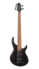 Cort Artisan Series B5 Element 5 String Bass Guitar, Open Pore Trans Black