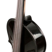 Barcus Berry BAR-AEBK Vibrato AE Series Acoustic-Electric Violin, Piano Black