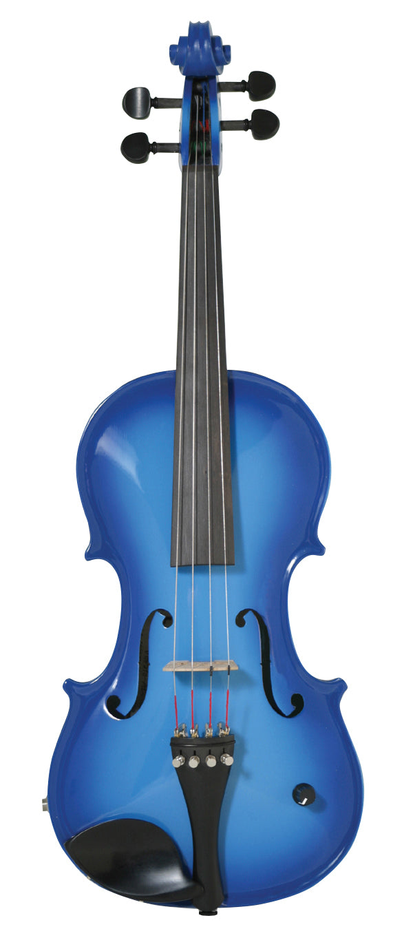 Barcus Berry Vibrato-AE Series Acoustic-Electric Violin, Blue