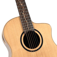 Washburn BTSC40SCE Bella Tono Suprema Acoustic-Electric Guitar, Natural Glossy