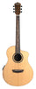 Washburn BTSC40SCE Bella Tono Suprema Acoustic-Electric Guitar, Natural Glossy