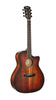 Cort Core GA Series Acoustic-Electric Cutaway Guitar, Solid Blackwood With Deluxe Soft Side Case
