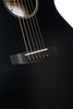 Cort CORE-MC Ovangkol Acoustic-Electric Guitar w/Gig Bag, Black Top Semi Gloss