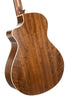 Cort CORE-MC Ovangkol Acoustic-Electric Guitar w/Gig Bag, Black Top Semi Gloss