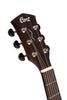 Cort COREOCOPBB Core Series Mahogany Acoustic Electric Guitar, Open Pore Black Burst With Case