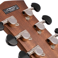 Cort Core Series Blackwood OM Acoustic-Electric Guitar, Open Pore Light Burst