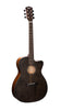 Cort Core Series Spruce Acoustic-Electric Guitar, Open Pore Trans Black