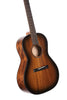 Cort Core Series Mahogany Parlor Acoustic-Electric Guitar, Open Pore Black Burst