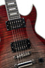 Cort Classic Rock Series CR300 Deluxe Electric Guitar, Lava Burst