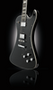 Hagstrom Fantomen Electric Guitar, Black Gloss with Case