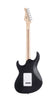 Cort G110OPBK G Series Double Cutaway Electric Guitar, Open Pore Black