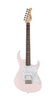 Cort G200PPK G Series 200 Double Cutaway Electric Guitar, Pastel Pink