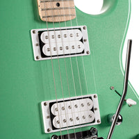 Cort G250SMEG G Series 250 Spectrum Double Cutaway Electric Guitar, Metallic Green