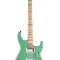 Cort G250SMEG G Series 250 Spectrum Double Cutaway Electric Guitar, Metallic Green