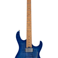 Cort G290FATIIBBB Double Cutaway Electric Guitar, Bright Blue Burst