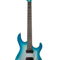 Cort G300GLAMPIMB G Series 300 Glam Double Cutaway Electric Guitar, Polar Ice Metallic