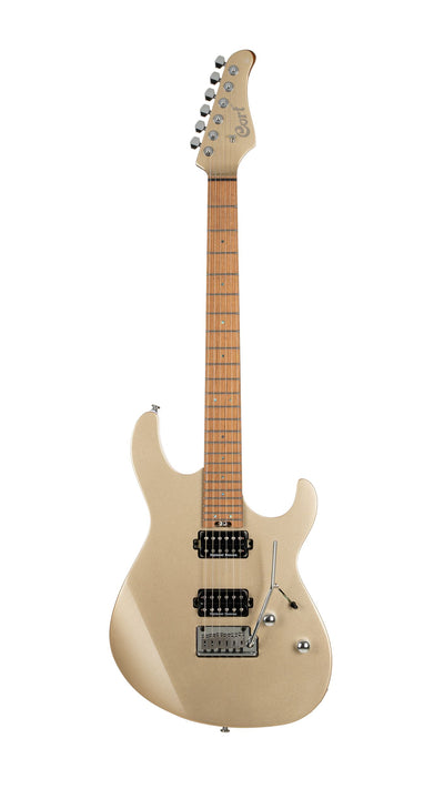 Cort G300PROMGD G Series 300 Pro Double Cutaway Electric Guitar, Metallic Gold