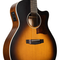 Cort GA1EOPSB Grand Regal Series GA1E Acoustic-Electric Guitar, Open Pore Sunburst