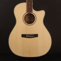 Cort GAMEDXOP Grand Regal Acoustic Electric Cutaway Guitar, Open Pore