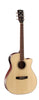 Cort GAMEDXOP Grand Regal Acoustic Electric Cutaway Guitar, Open Pore