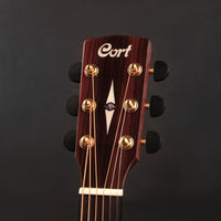 Cort Grand Regal Acoustic Cutaway Guitar, Natural Glossy With Arm Bevel