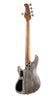 Cort GB Series Modern 5 String Bass Guitar, Open Pore Charcoal Grey