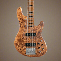 Cort GBMODERN5OPVN GB Series Modern 5 String Bass Guitar, Open Pore Vintage Natural