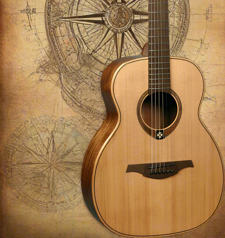 Lâg Travel-RC Tramontane Acoustic Travel Guitar