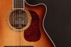 Cort Gold Series A8 Grand Auditorium Acoustic-Electric Cutaway Guitar, Light Burst