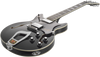 Hagstrom Alvar Electric Guitar, Black Gloss with Case