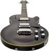 Hagstrom Super Swede Electric Guitar, Dark Storm with Case