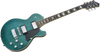 Hagstrom Super Swede Electric Guitar, Fall Sky Gloss with Case