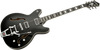 Hagstrom Tremar Viking® Deluxe Baritone Electric Guitar, Black Gloss with Case