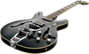 Hagstrom Tremar Viking® Deluxe Baritone Electric Guitar, Black Gloss with Case