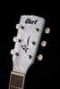 Cort Jade Series Acoustic Electric Cutaway Guitar, Sky Blue Open Pore