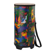 Remo KD0010-01 Kids Percussion Tubano Drum, Fabric Rain Forest 10"