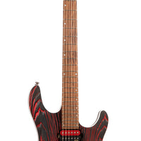 Cort KX300EBR KX Series Electric Guitar, Etched Black Red