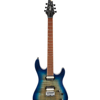 Cort KX300OPCB KX Series Electric Guitar, Open Pore Cobalt Burst